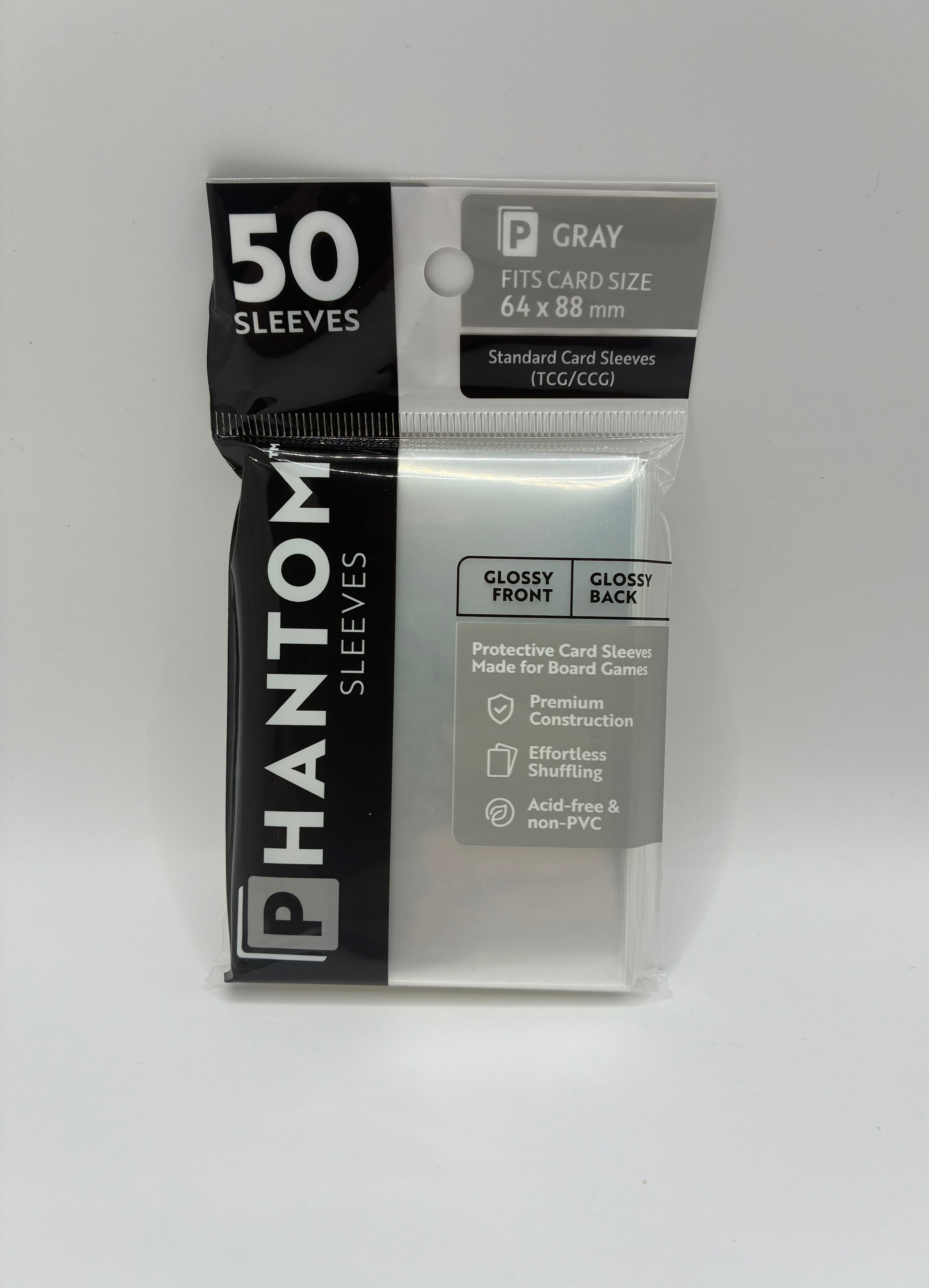 Protèges cartes  Phantom Sleeves (3 variantes) - Standard (50 sleeves)