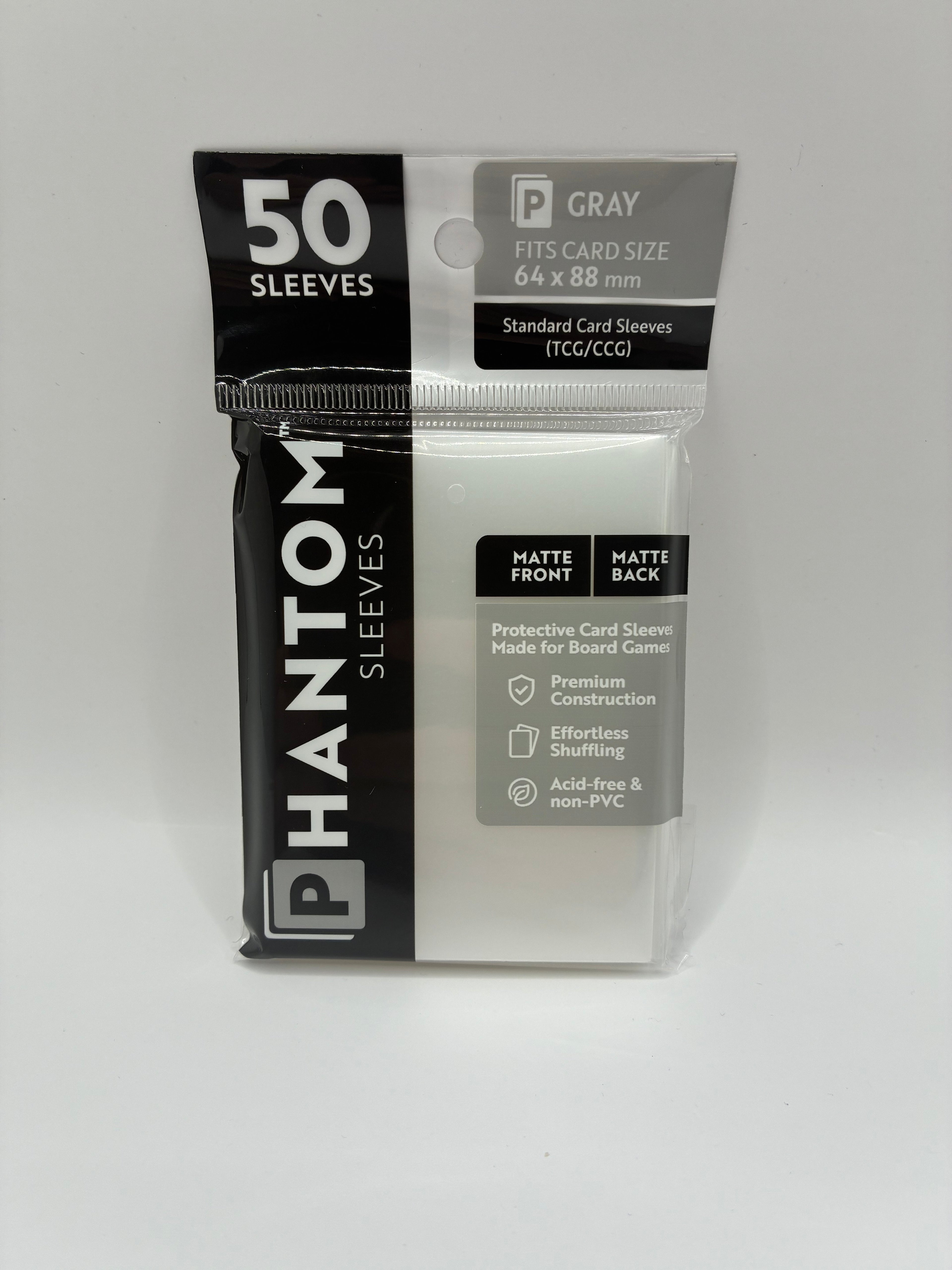 Protèges cartes  Phantom Sleeves (3 variantes) - Standard (50 sleeves)
