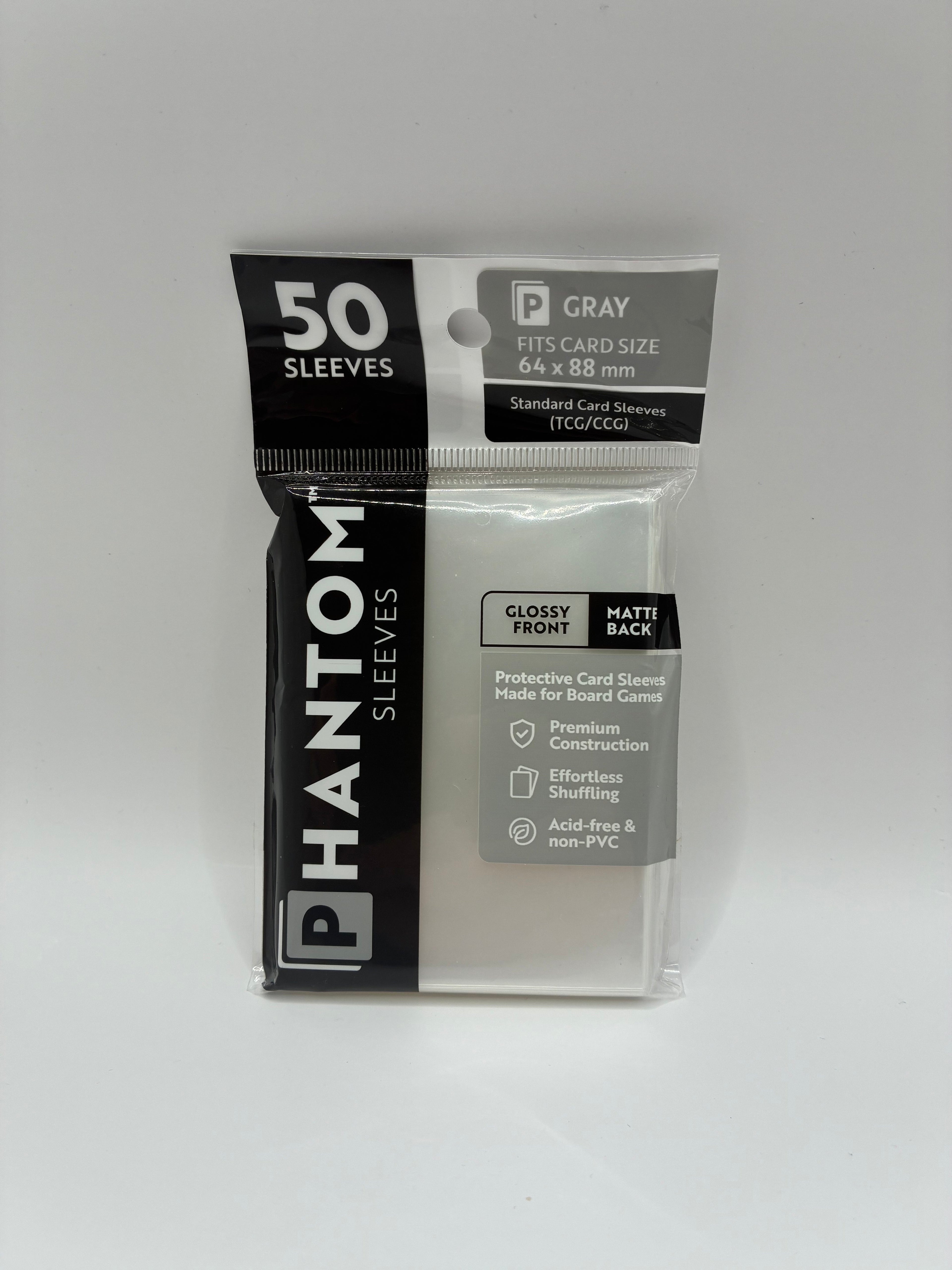 Protèges cartes  Phantom Sleeves (3 variantes) - Standard (50 sleeves)