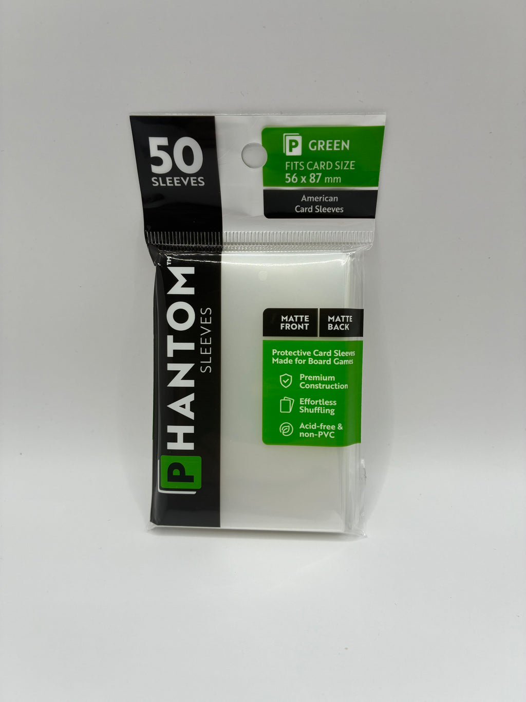 Protèges cartes  Phantom Sleeves (3 variantes) - American (50 sleeves)