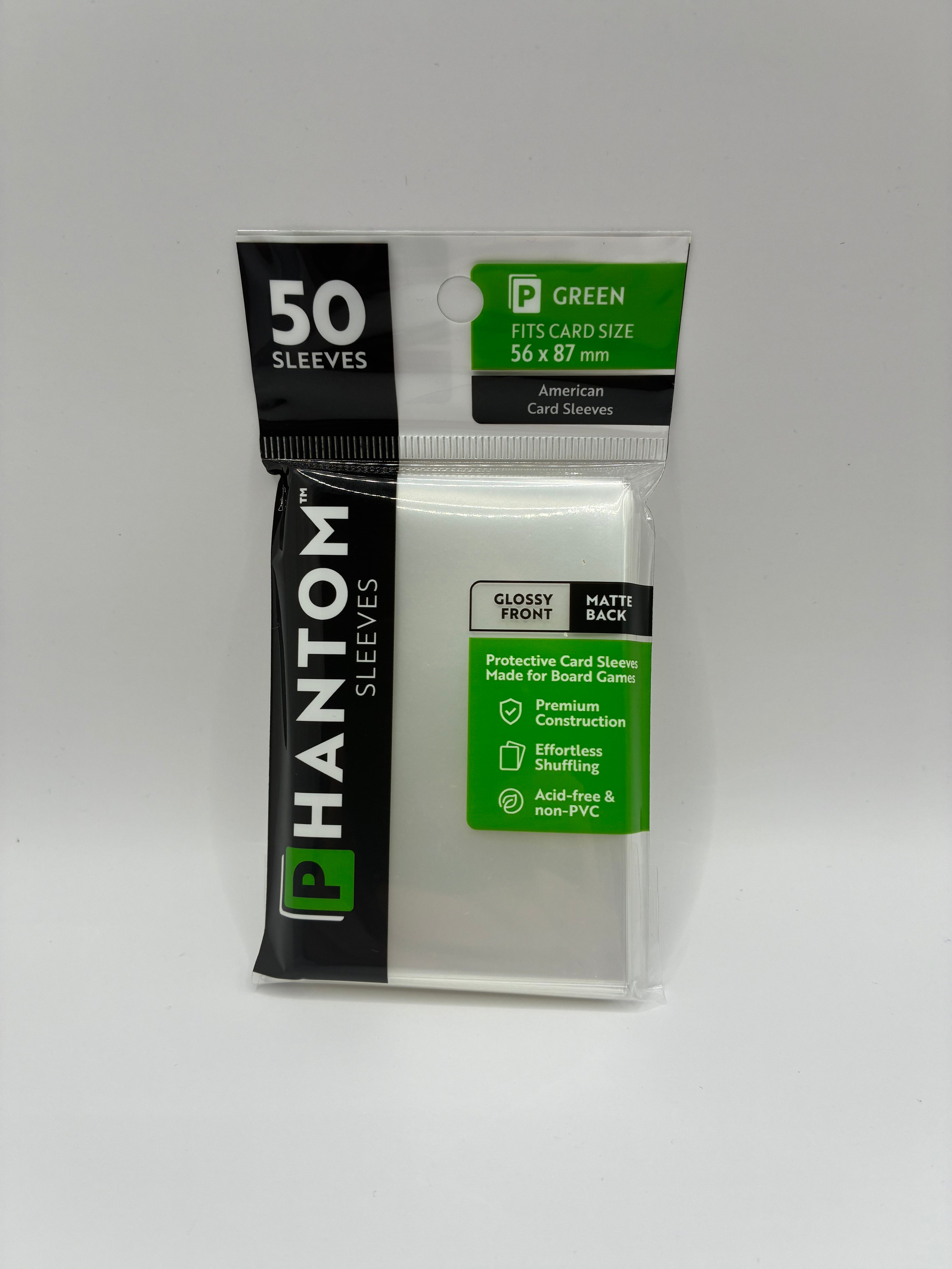 Protèges cartes  Phantom Sleeves (3 variantes) - American (50 sleeves)