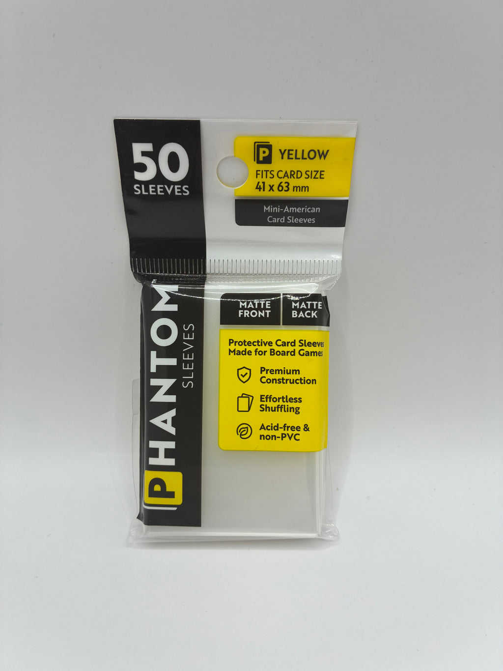 Protèges cartes  Phantom Sleeves (3 variantes)  - Mini-american (50 sleeves)