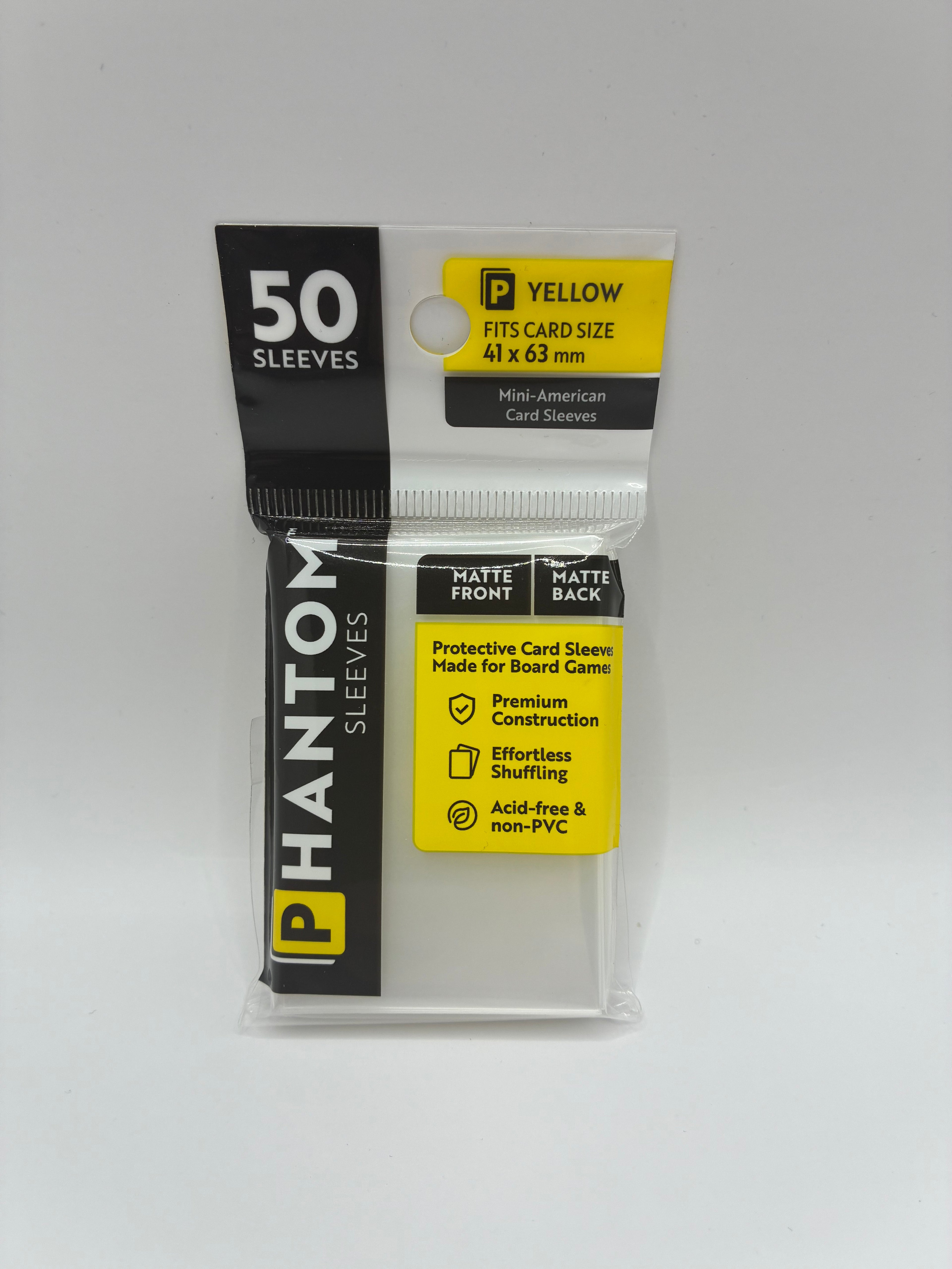 Protèges cartes  Phantom Sleeves (3 variantes)  - Mini-american (50 sleeves)