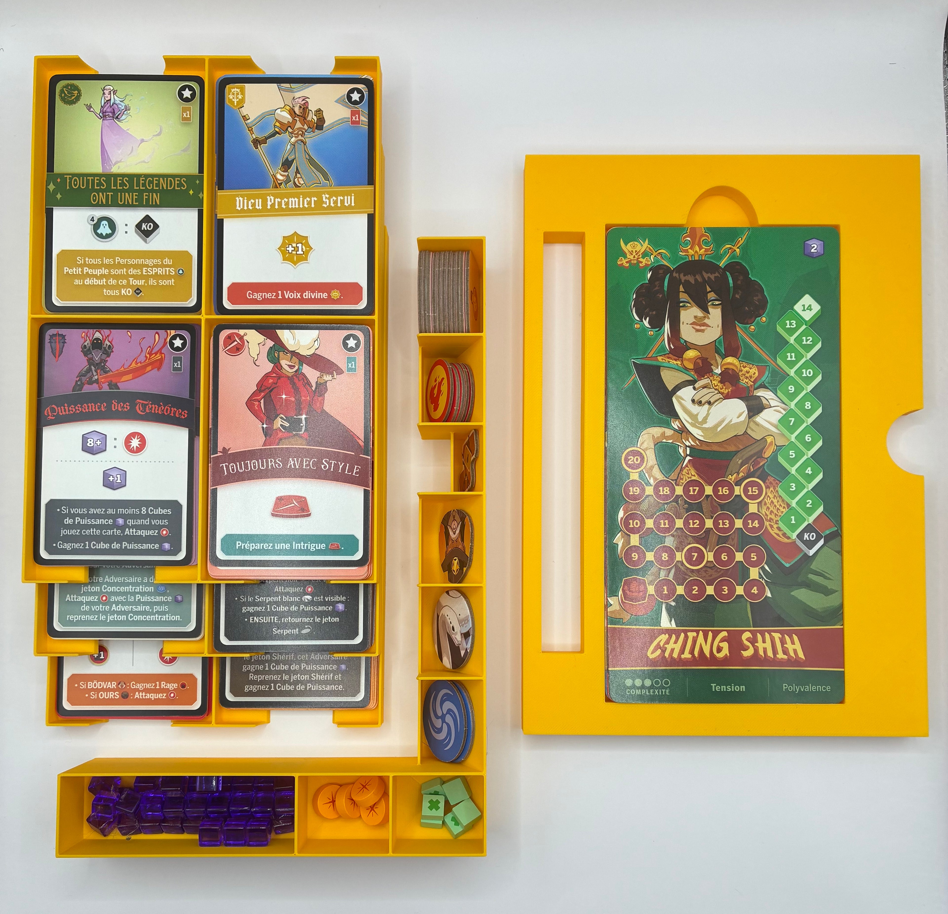 Insert 3D compatible avec le jeu Tag team - Organisateur de boîte
