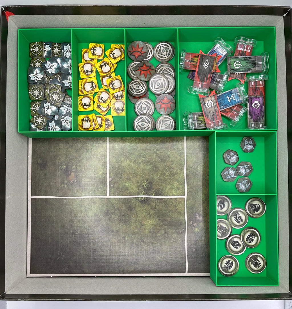 Insert 3D compatible avec le jeu Le Seigneur des Anneaux - Voyages en Terre du Milieu - Organisateur de boîte