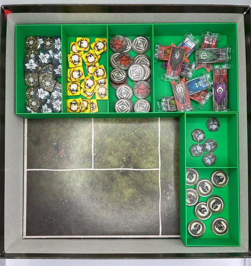 Insert 3D compatible avec le jeu Le Seigneur des Anneaux - Voyages en Terre du Milieu - Organisateur de boîte