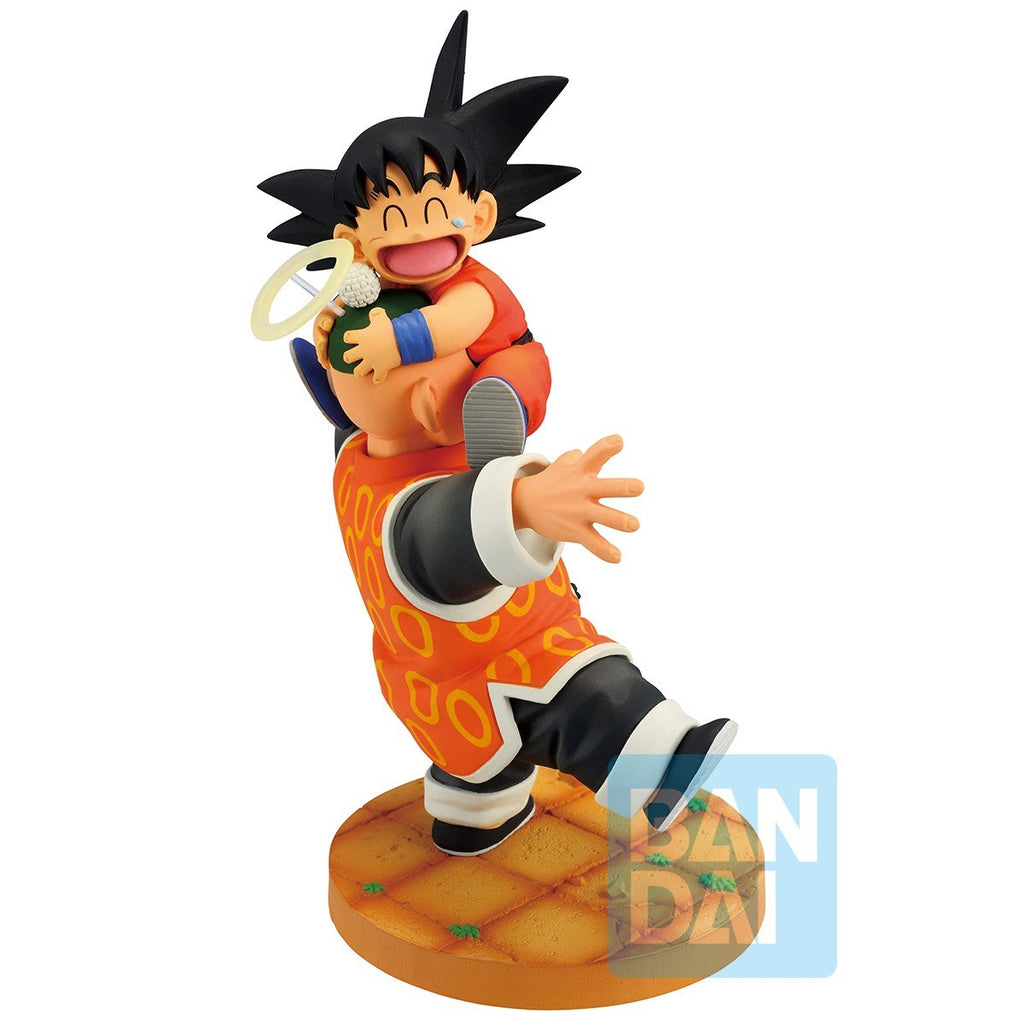 Dragon Ball - Son Goku & Grand - Père Gohan - Ichinansho Dragon History II - Figurine Bandai - Akikori