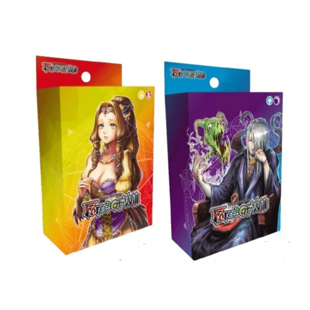 Force of Will - 2 Decks de Démarrage Francais - Cluster Malefique E1 - Matelda x Valgott - Akikori