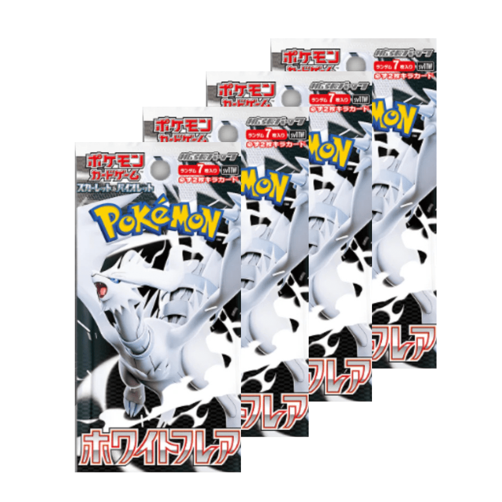 Pokémon - Lot de 4 Boosters - SV11W White Flare - Akikori