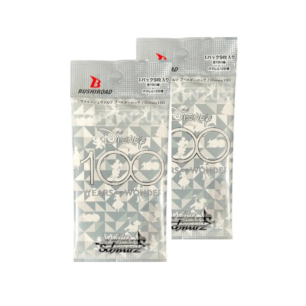 Weiss Schwarz - Lot de 2 Boosters Japonais - Disney 100 Years of Wonder - Akikori